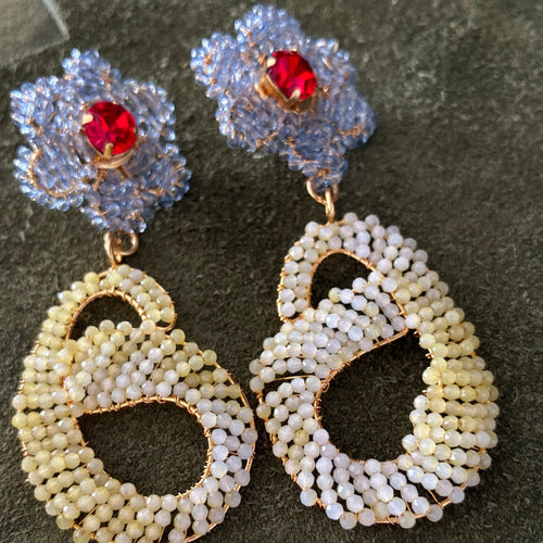 Aretes Flor G