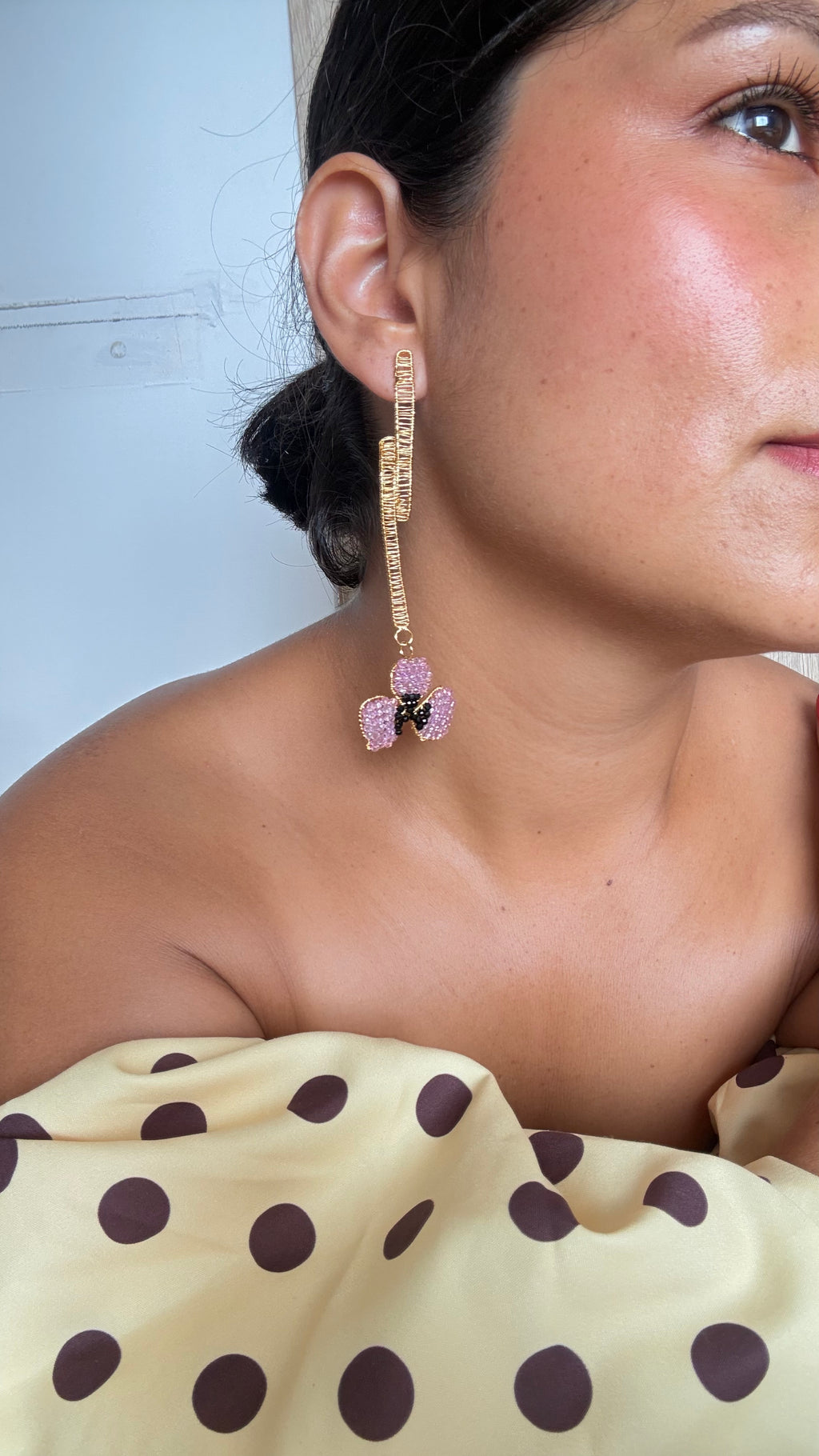 Aretes Largos Lirio