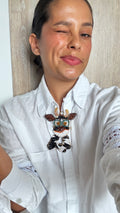 Corbata  Broche Vaca
