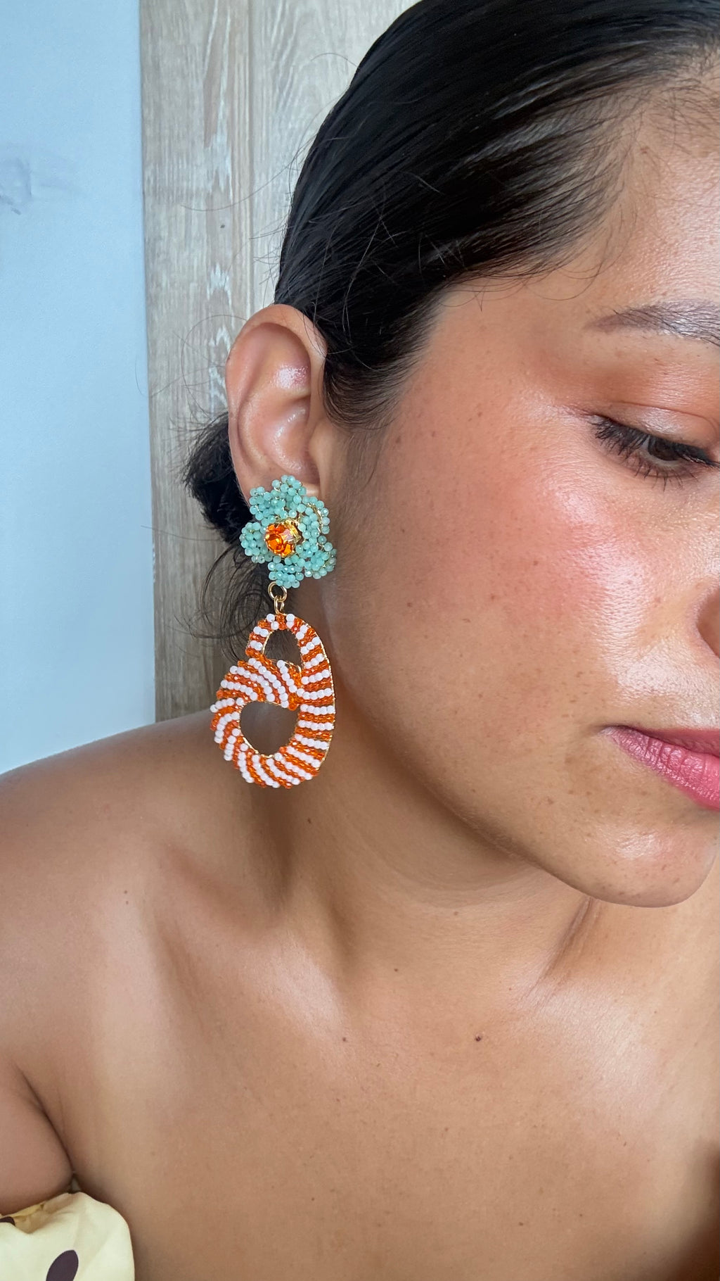 Aretes Flor G
