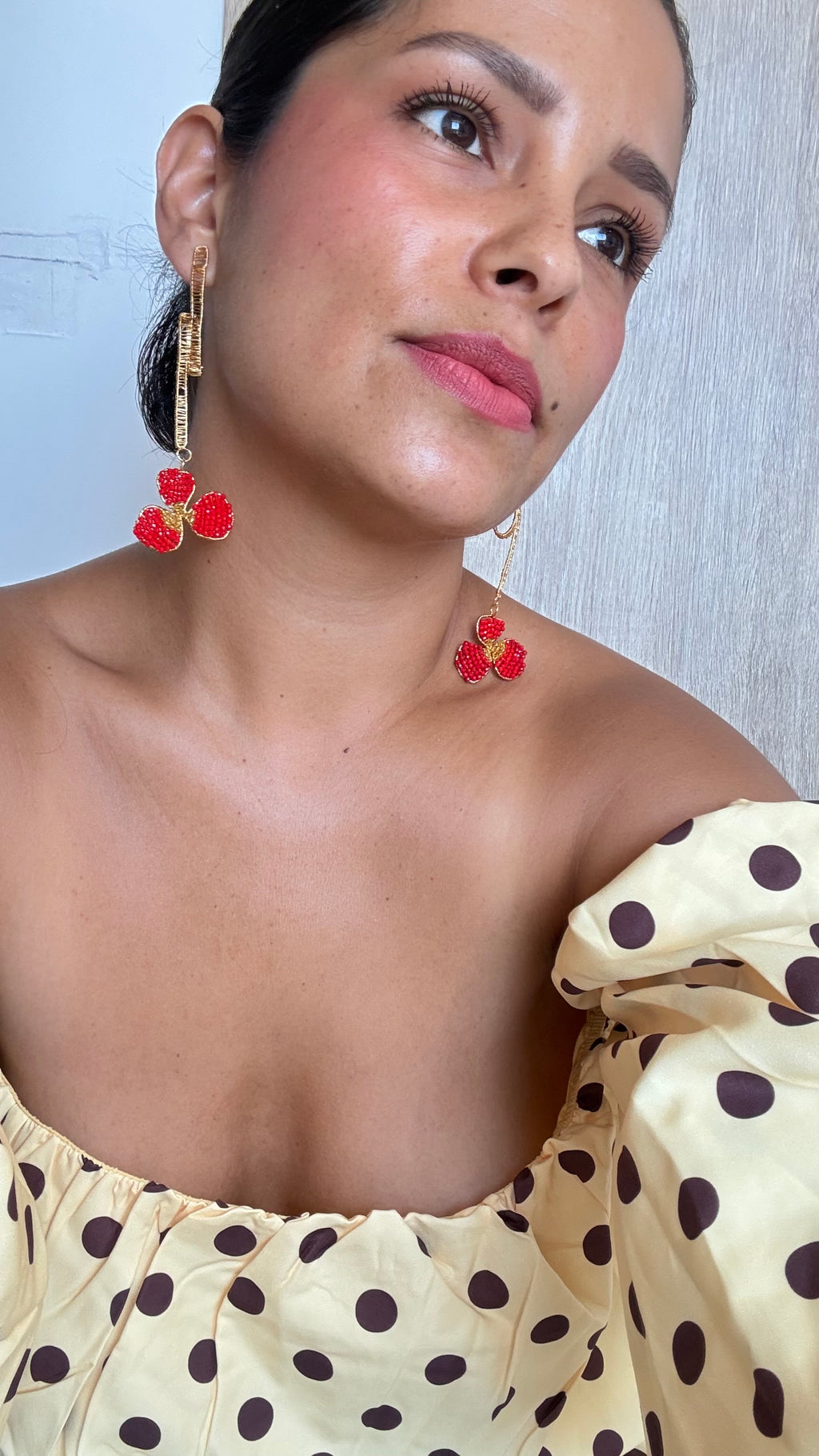 Aretes Largos Lirio