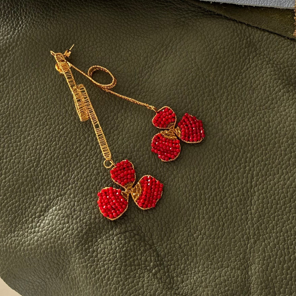 Aretes Largos Lirio