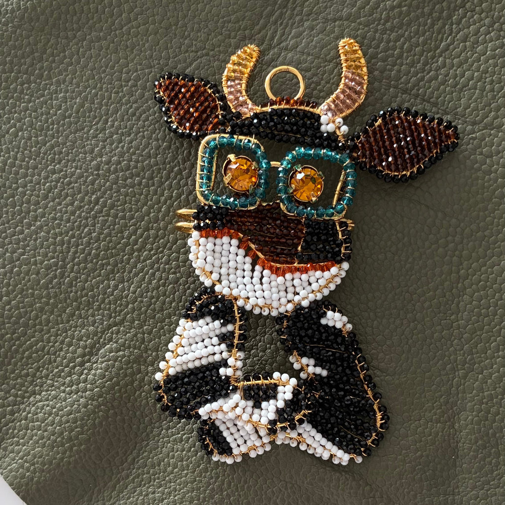 Corbata  Broche Vaca