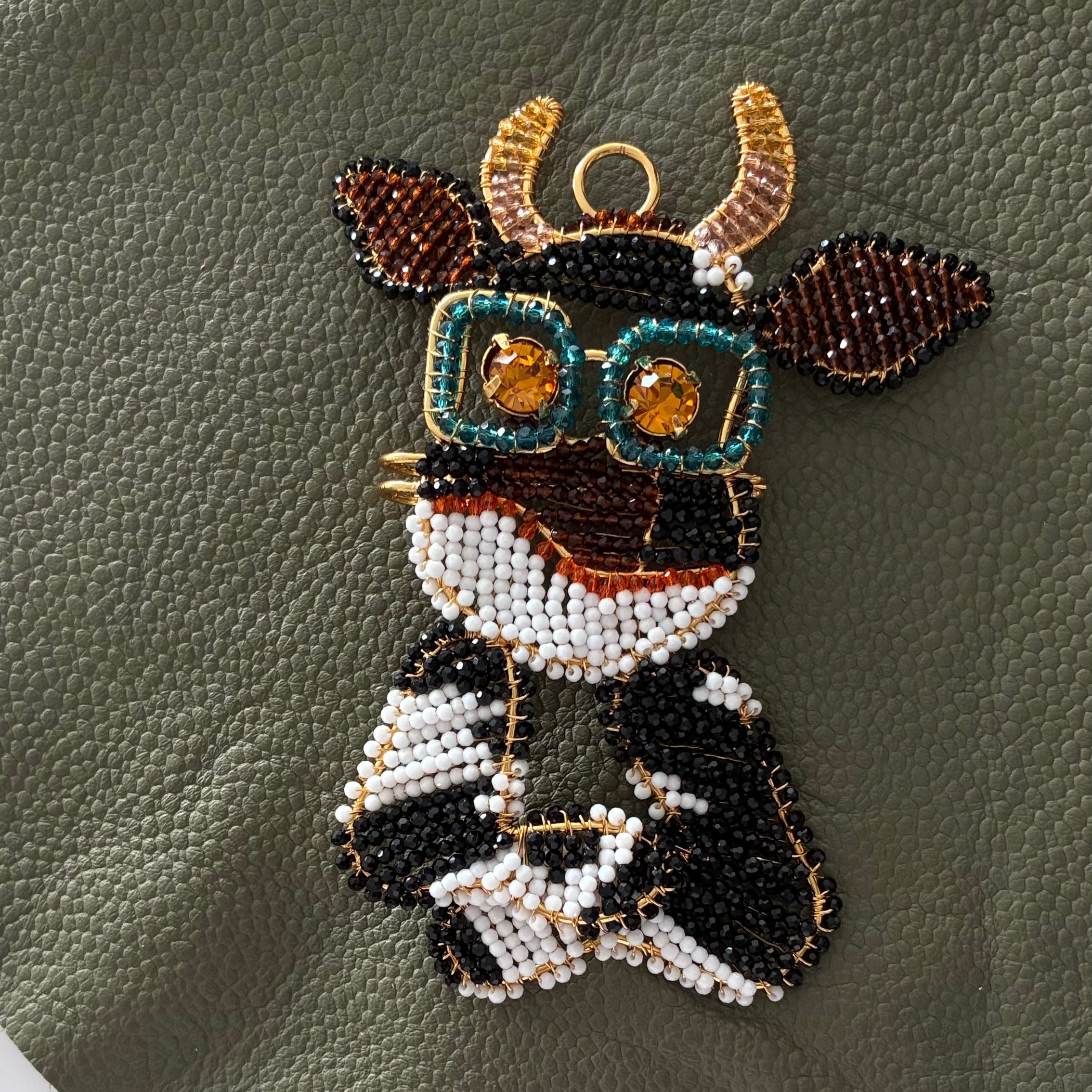 Corbata  Broche Vaca