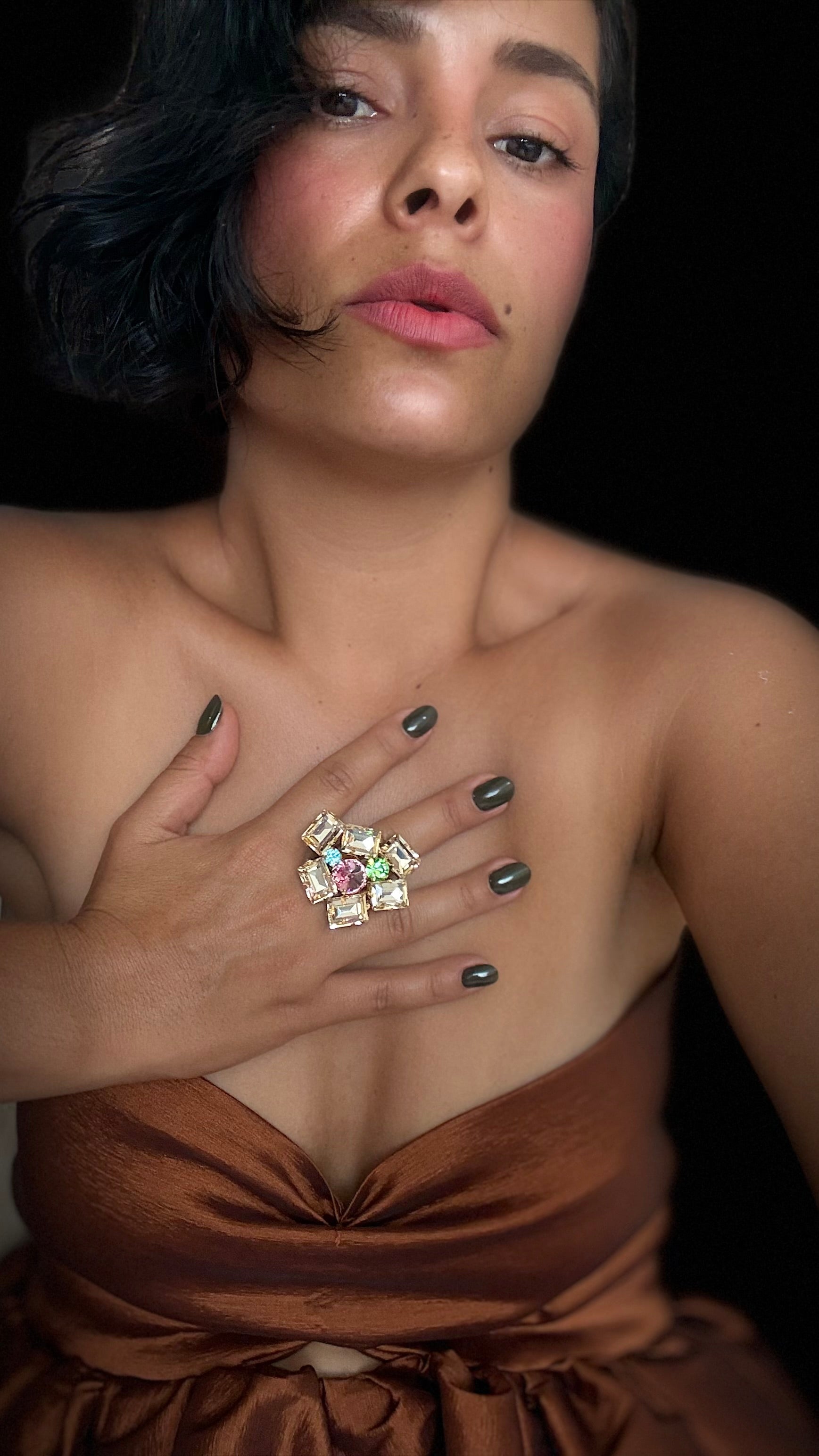 Anillo Cristales