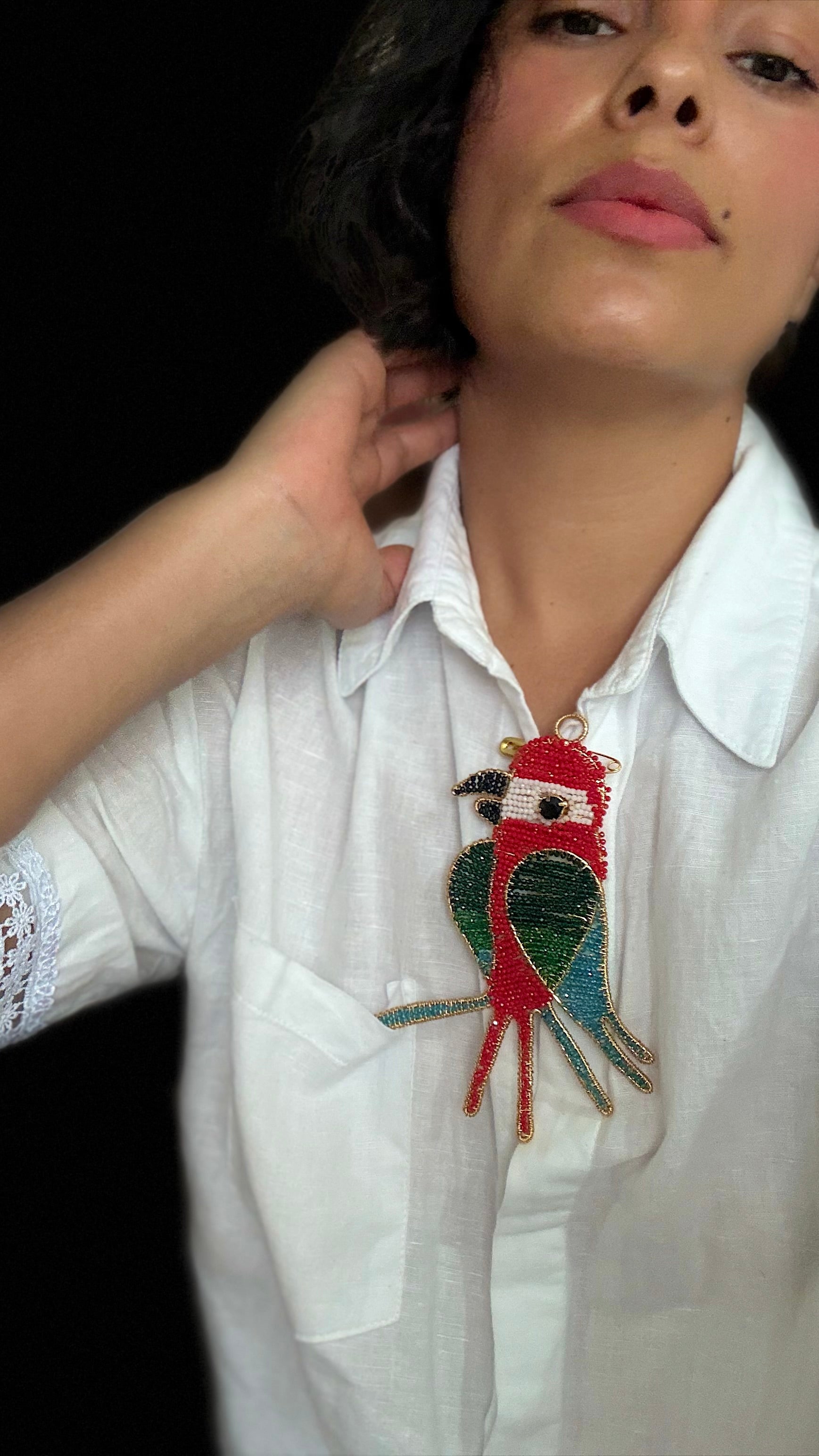 Broche Maxi  Guacamaya