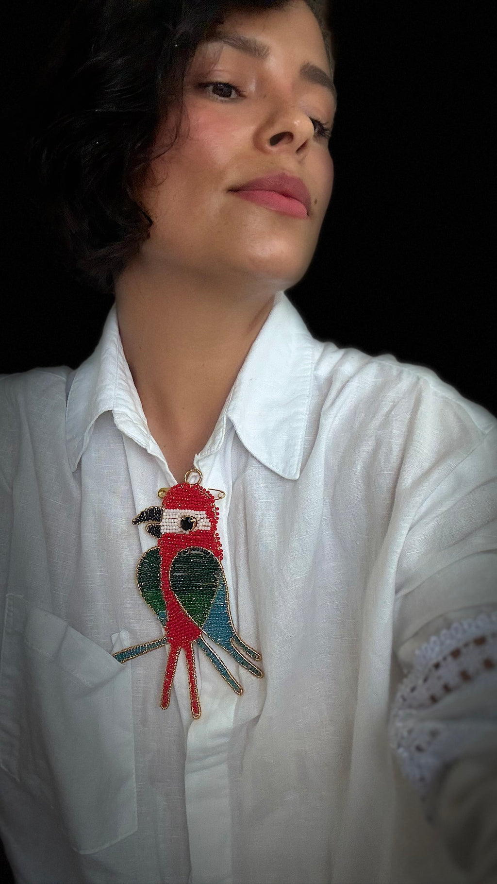 Broche Maxi  Guacamaya