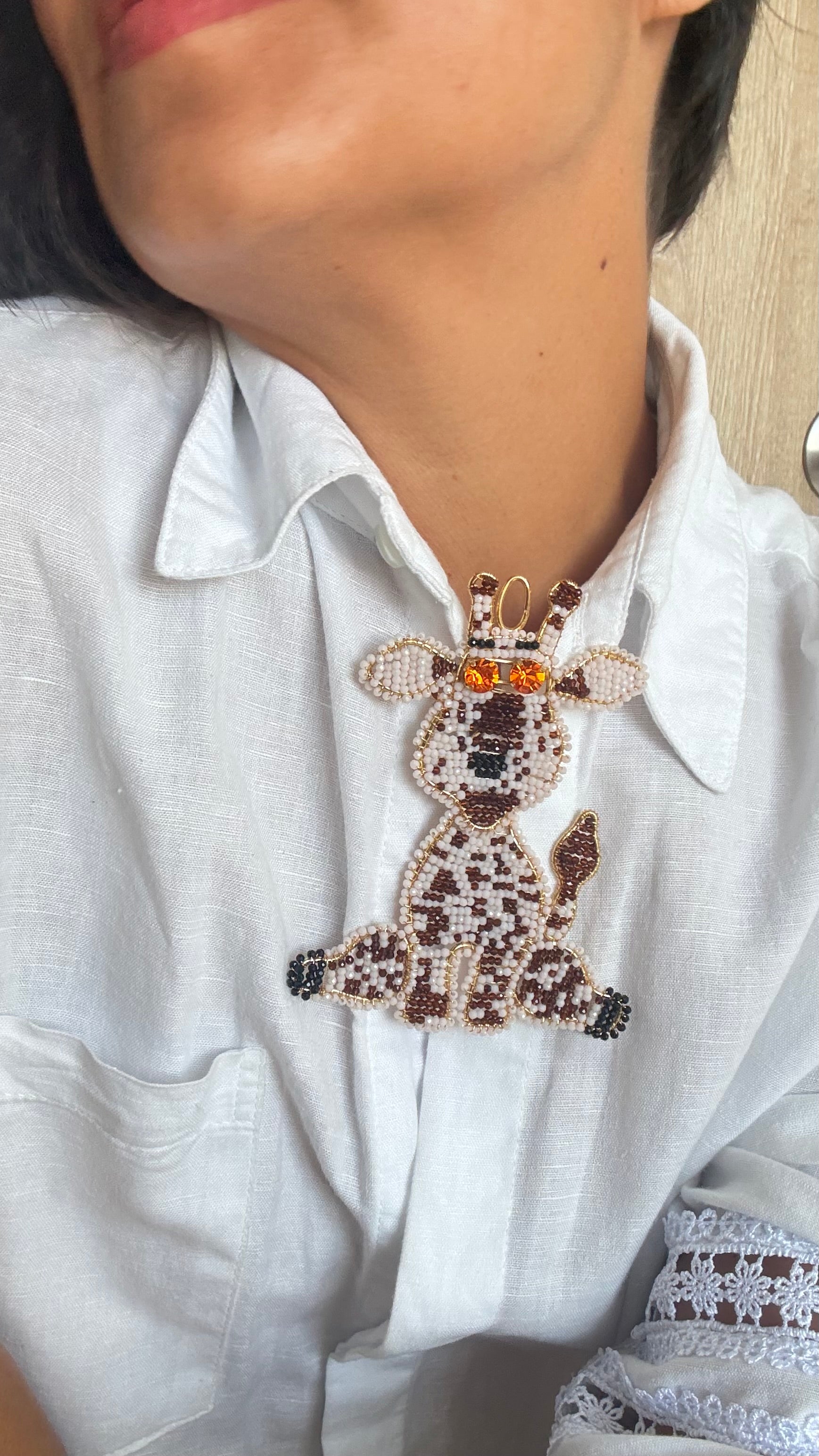 Corbata  Broche  Jirafa