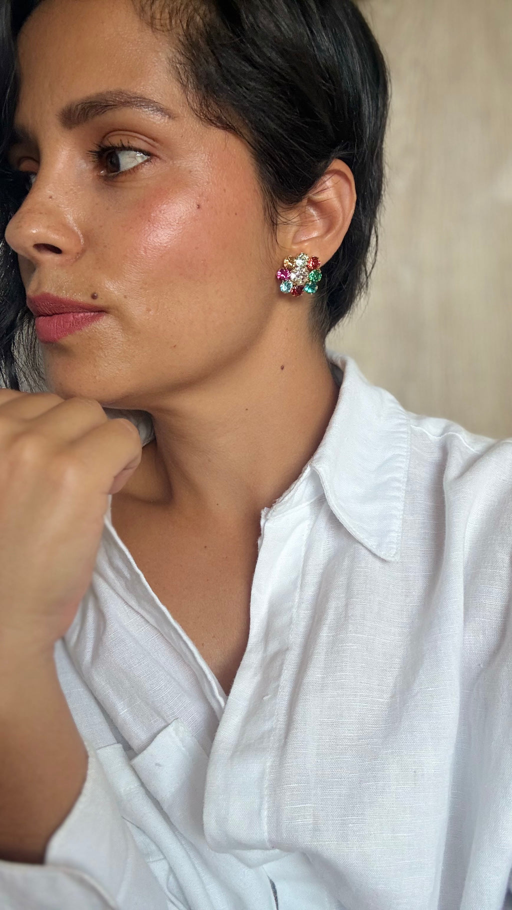 Aretes Flor