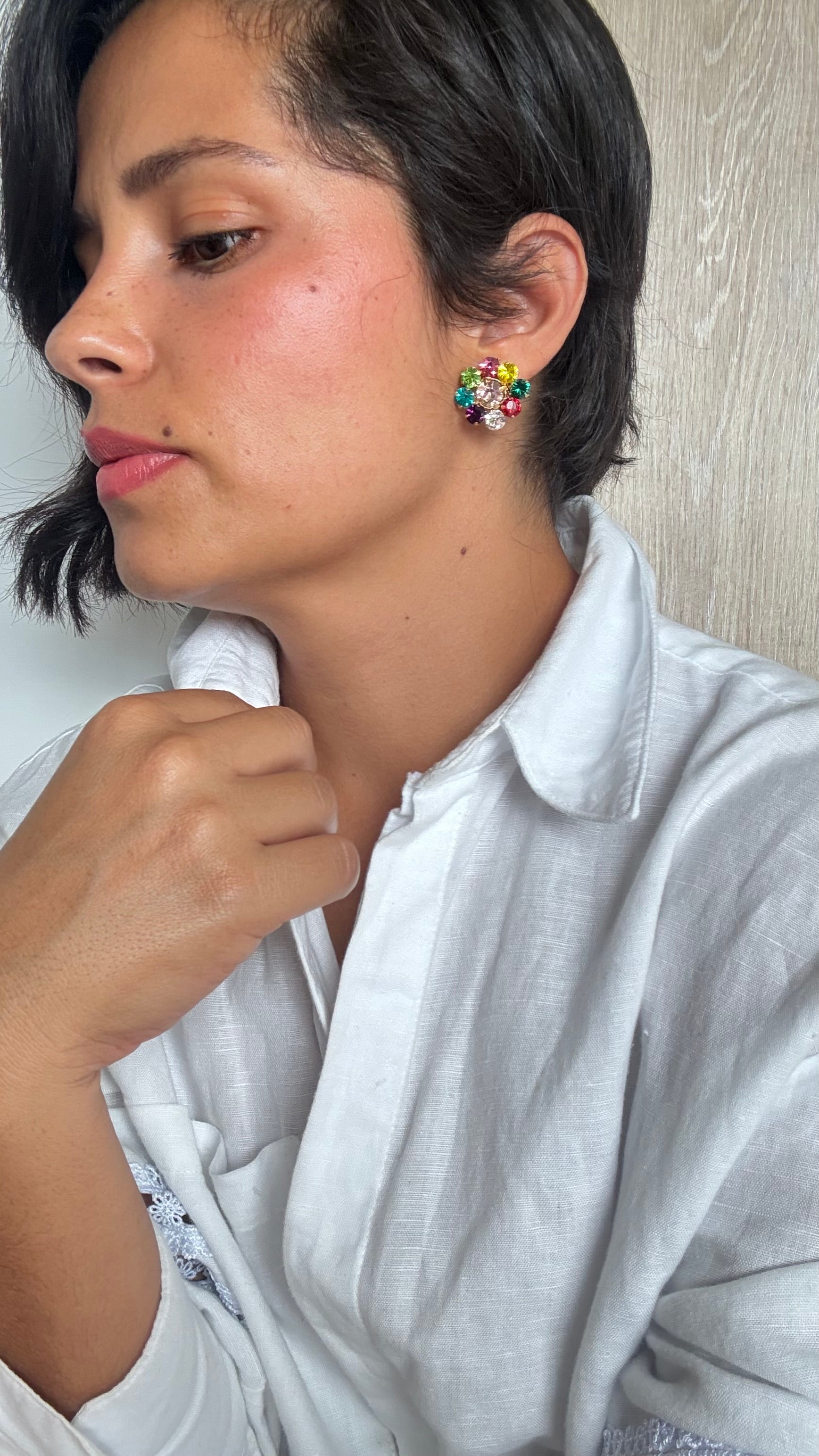 Aretes Flor